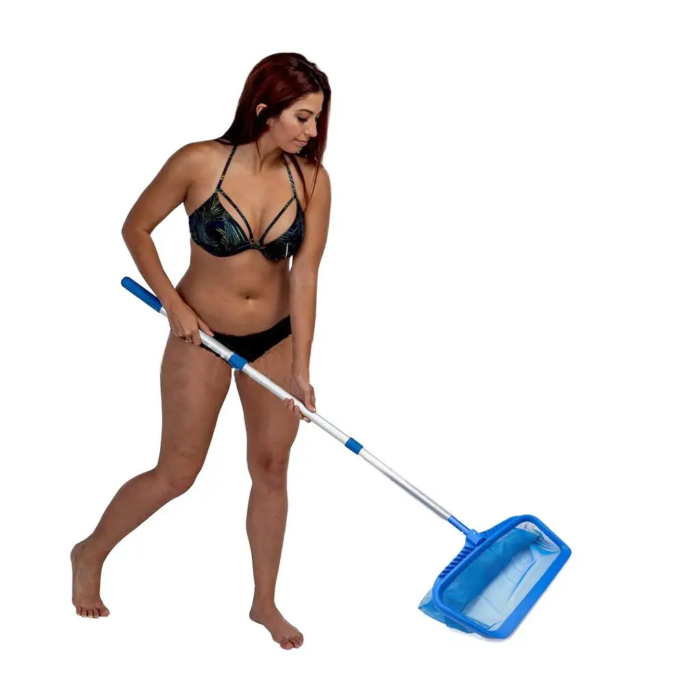 Плавающий бассейн грабли для листьев Профессиональный Skimmer сверхмощный сетчатый