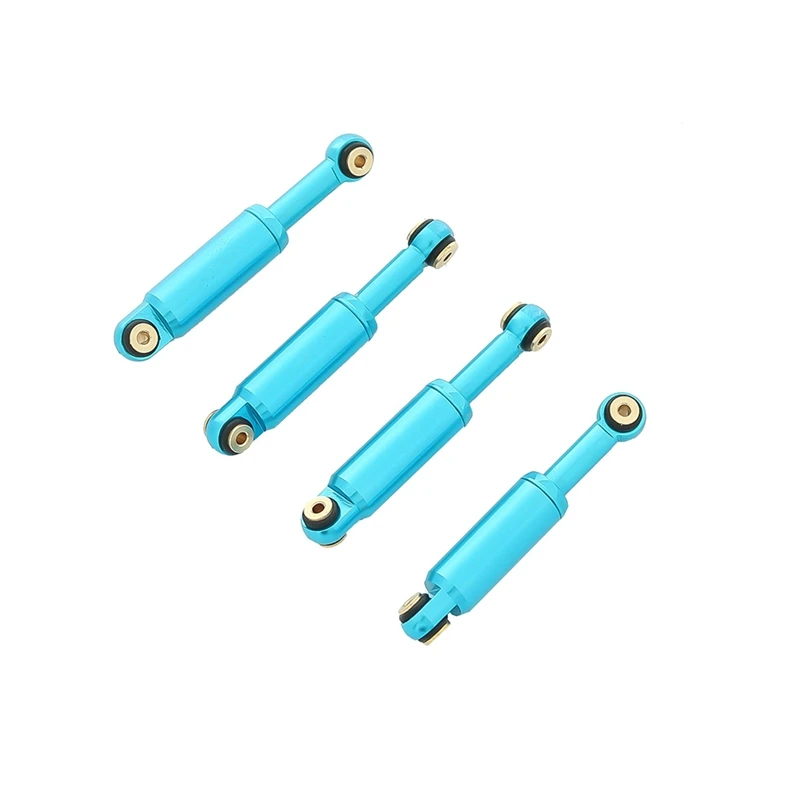 

4Pcs Metal Shock Absorbers Damper for Axial SCX24 90081 1/24 RC Crawler Car Upgrade Parts Accessories