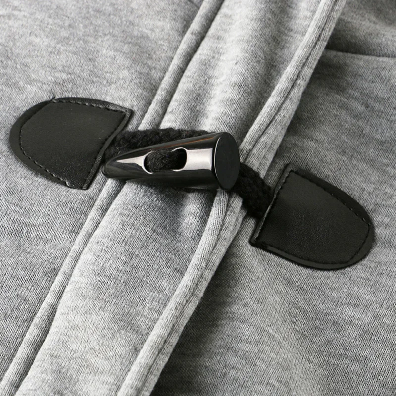 ANSELF толстовки Женская куртка с капюшоном 3XL 5XL плюс размер теплая Дафлкот пуговица для пальто молния спереди Зимняя парка пальто; женская верхняя одежда