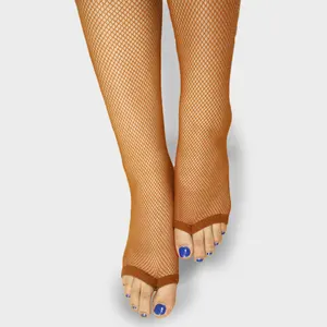 Колготки женские сетчатые, для танцев, латинских танцев, плотные, 2021, без пальцев в сетку