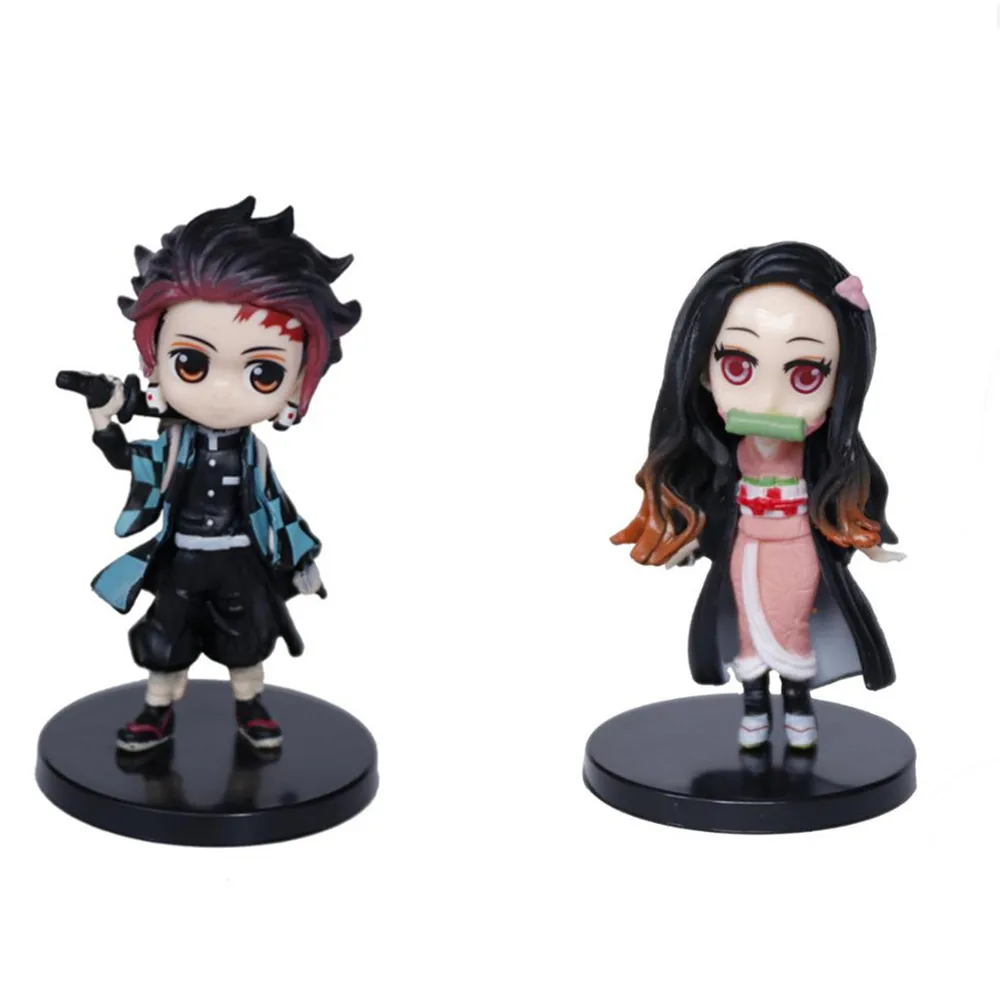 1 шт. Kimetsu no Yaiba фигурки аниме статуя демона Slayer модель Kamado Tanjirou Hashibira Inosuke Agatsuma Zenitsu