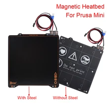 Magnetic Heatbed Super Spring Steel Plate Sheet BIQU SSS 202x186x2MM 3D Printer Parts Hot Bed For Prusa MINI Heated Bed VS MK3