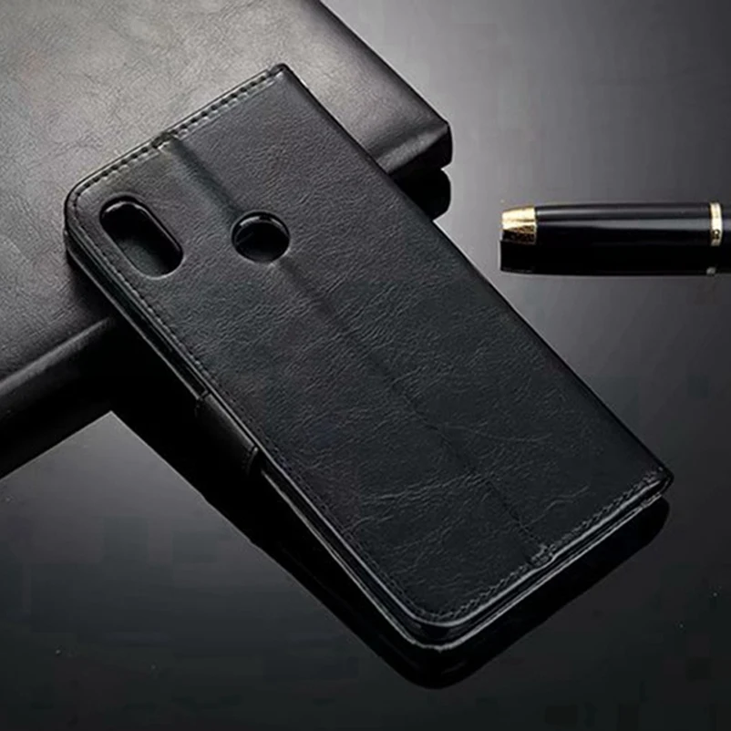 Xiaomi F1 Pocophone Redmi 7a 7 Note 5 6 k20 Pro Case Wallet Flip Silicone on Mi Leather PU Stand Cover | Мобильные телефоны и