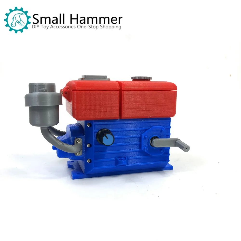 3d печать трактор дизельный двигатель одноцилиндровый внутреннего сгорания