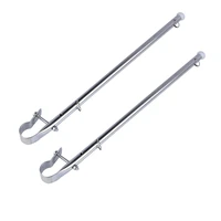 2x boat accessories 14 stainless steel flagpole for boat yacht fit 781 pipe