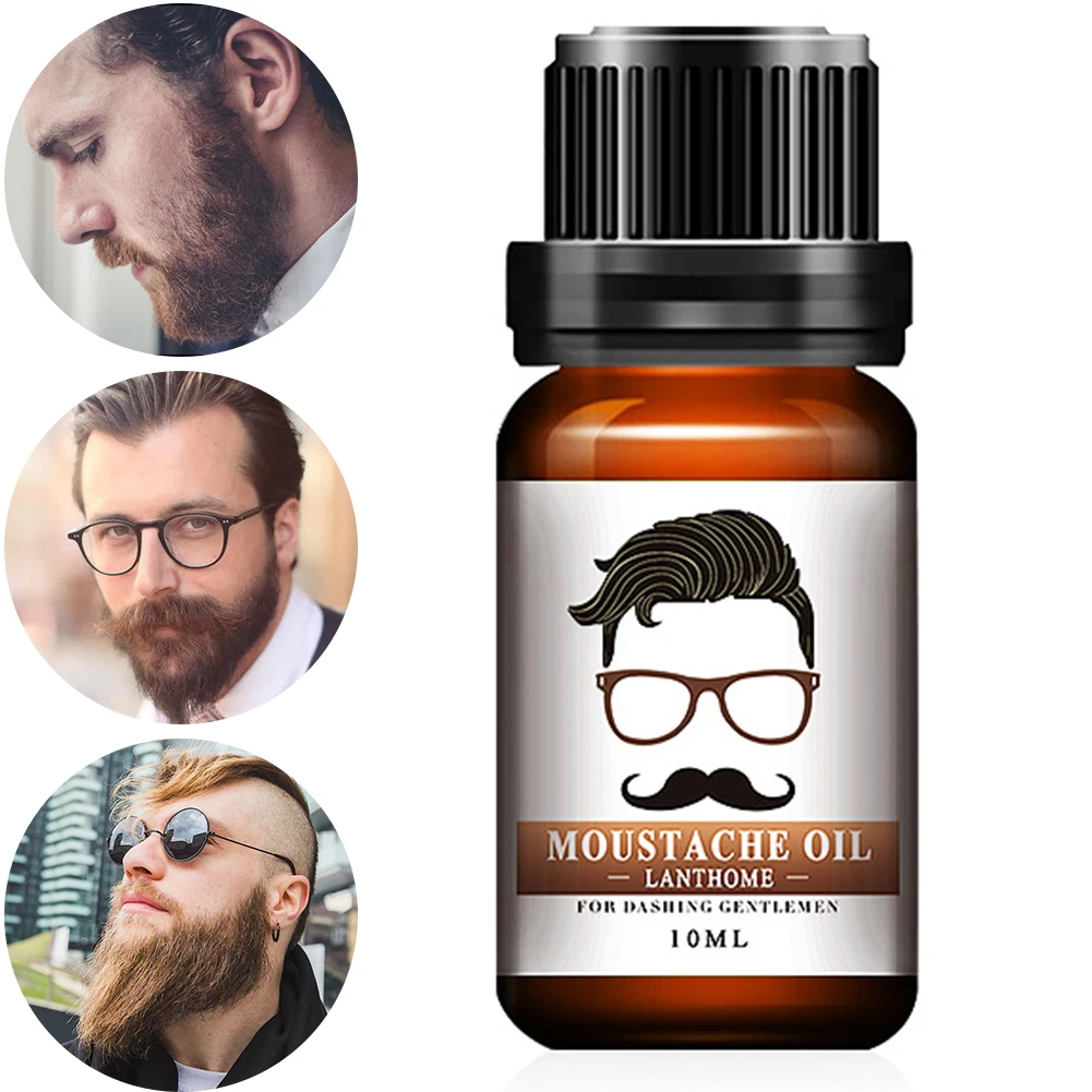 10 мл мужское масло для бороды эфирное усов роста питательное сглаживающее