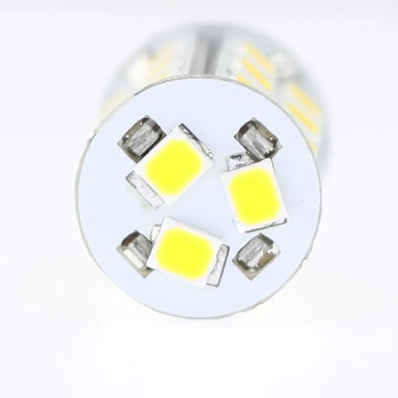 Светодиодная лампа G6.35, сверхъяркая высокая мощность, 27 светодиодов 2835SMD в качестве источника света до 350LM DC12V AC12V, приглушаемая лампа, 5 шт./лот