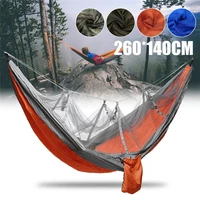 ultralight camping hammock beach swing bed hammock with mosquito nets for outdoors backpacking survival or travel