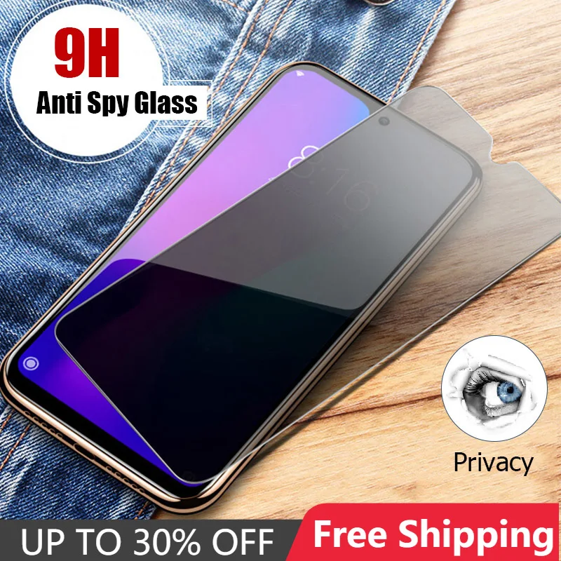 

Phone Glass Hard Privacy Screen Protector on Galaxy A71 A21S A31 A41 A42 F41 A21 Anti Spy Tempered Glass for Samsung A51 A11 A12