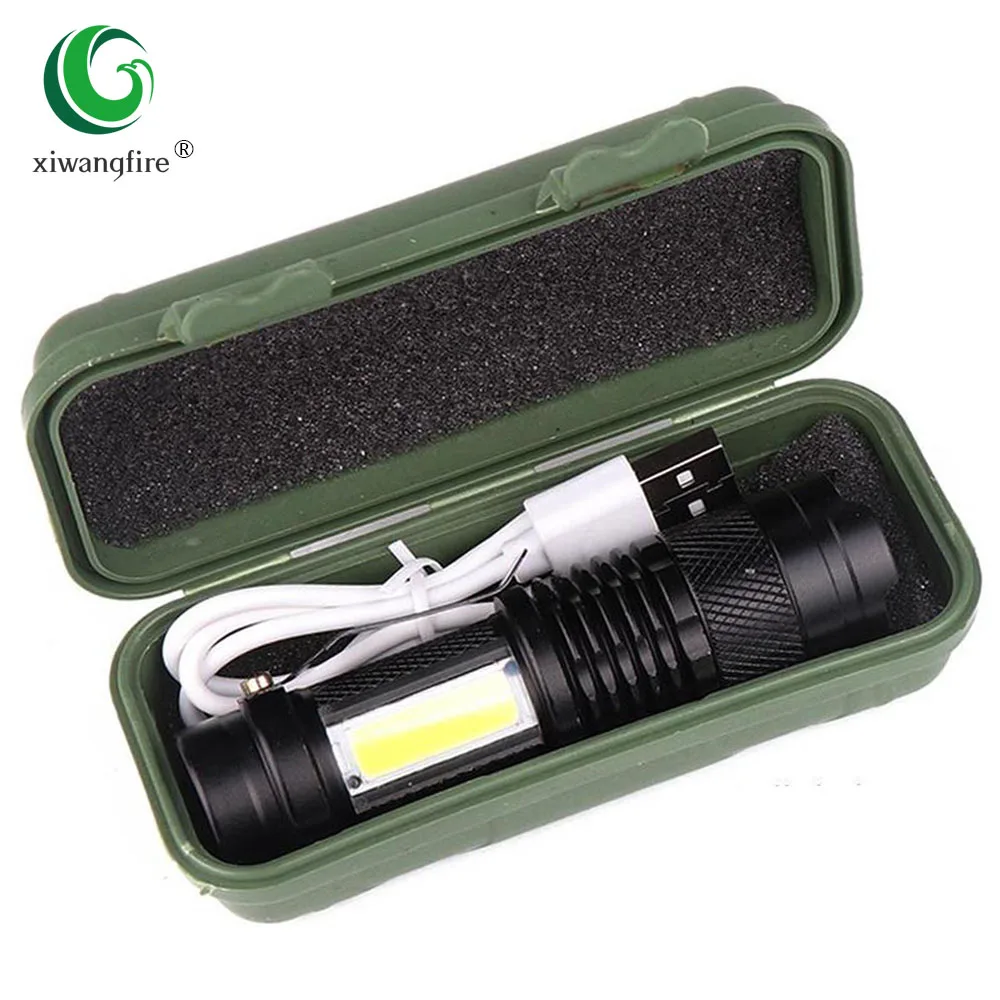 Встроенная батарея XP G Q5 миниатюрный светодиодный фонарик 2000 люмен регулируемый