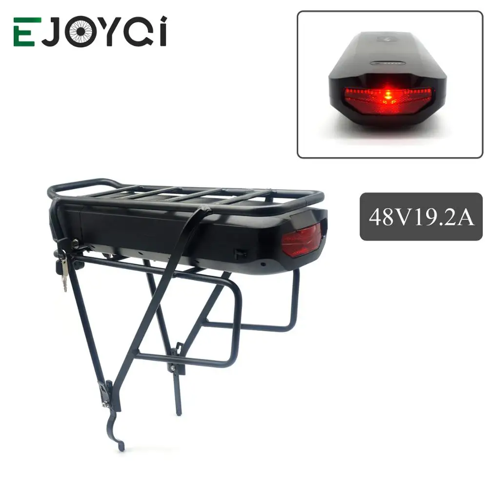 

Аккумулятор EJOYQI для электровелосипеда, 48 В, 48 В, 19,2 А · ч, 28 А · ч, задняя часть электровелосипеда, литиевый аккумулятор для электровелосипеда