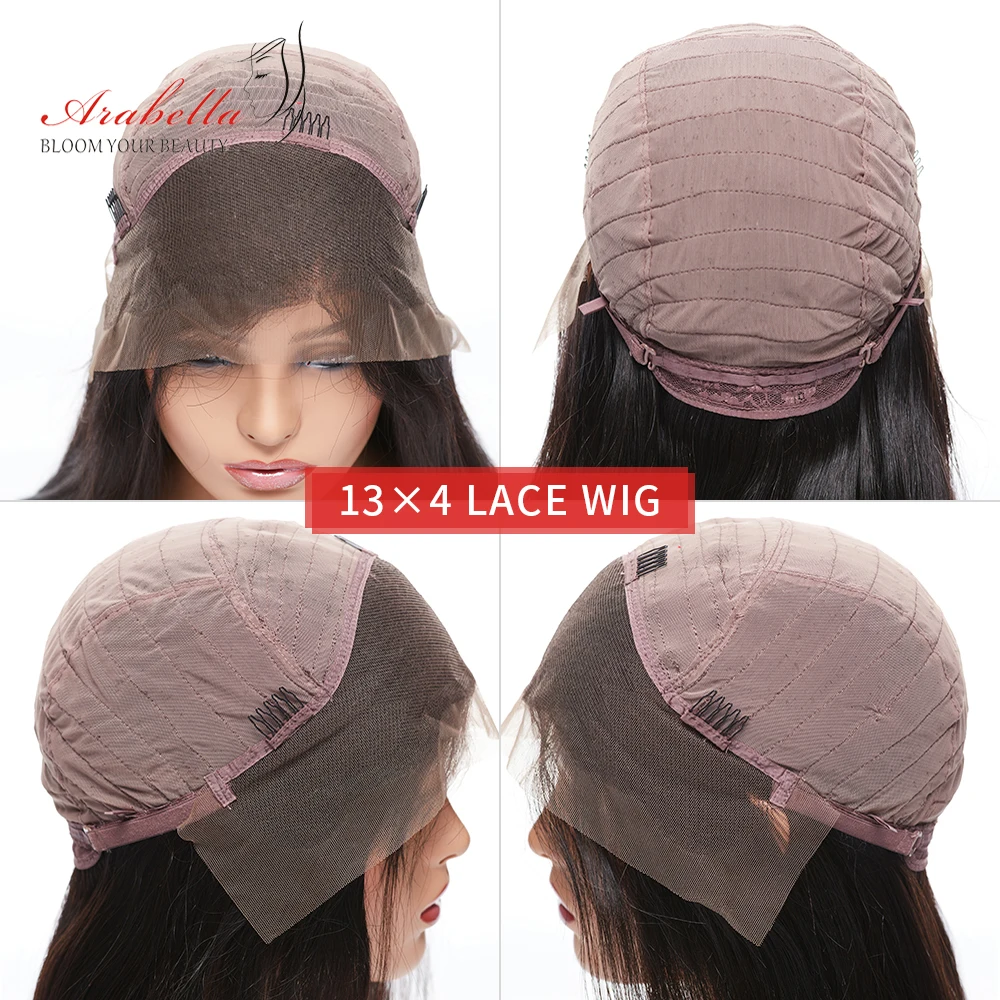 Перуанские прямые волосы на кружеве remy парик 180 плотность высокое соотношение Arabella предварительно выпученные отбеленные узлы кружевные передние человеческие волосы парики