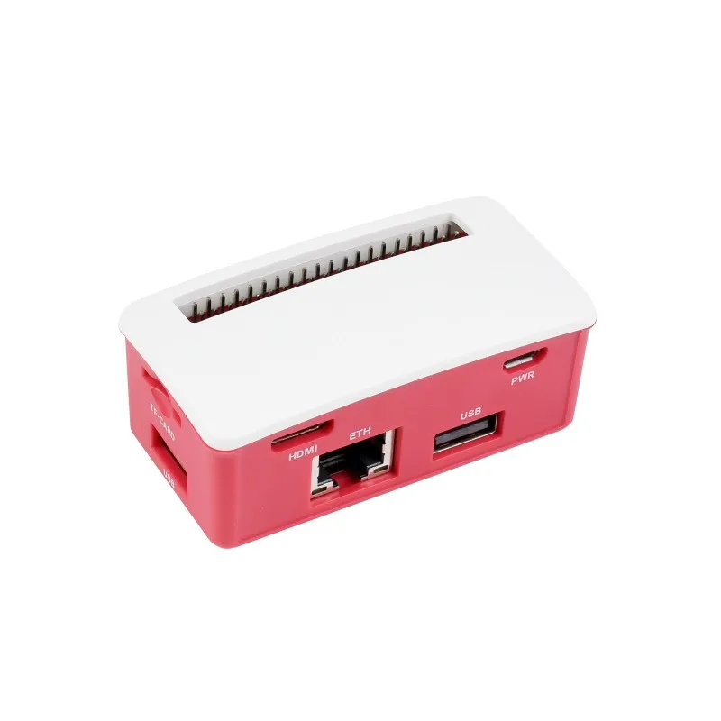 Чехол из АБС-пластика для модуля Ethernet Raspberry Pi Zero 2 W / Series 1x Ethernet-порт RJ45 3x USB порт s |