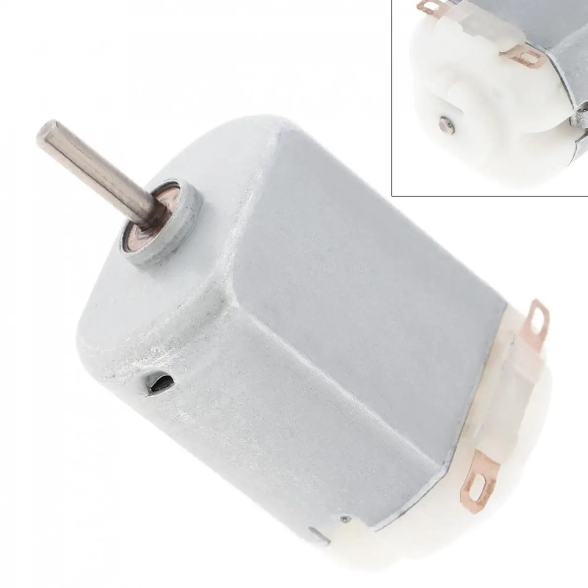 

Micro 130 DC Motor Mini Fan Small Motor with Carbon Brush for DIY Electric Toys Hobbies and Household Appliances