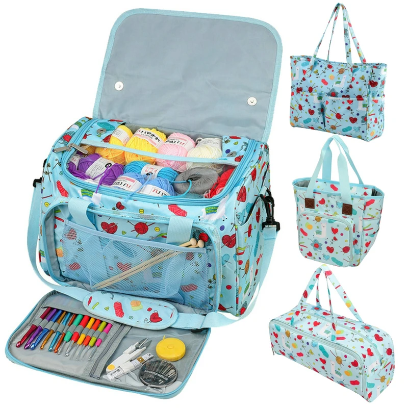 

Вязание сумка для хранения Вязание пакет для игл Вязание сумки Сумка для хранения пряжи DIY бытовой Органайзер