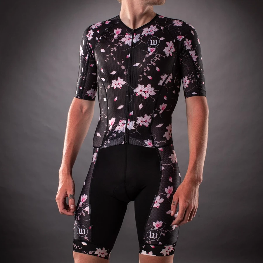 Зеленый Wattieink открытый Трикотажный костюм для триатлона skinsuit Велоспорт мужской Велосипедный Спорт ciclismo Боди Набор всплеск Одежда MTB кожи костюм - Цвет: Зеленый