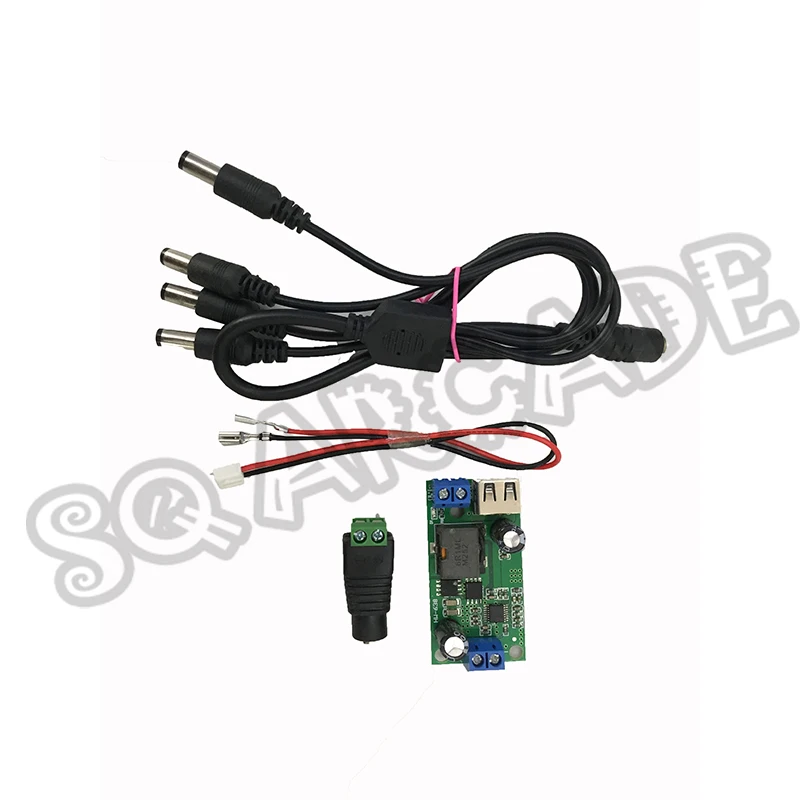 Günstig Freies Verschiffen 10 Teile/los 12V Zu 5V Ausgang Für Arcade Spiel Zu Raspberry Pi Conversion Power Kit