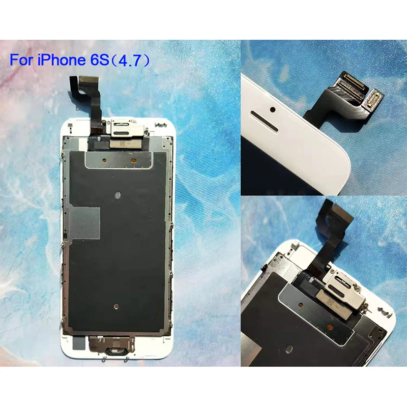Полный ЖК дисплей или экран в сборе для iphone 5S 6S 7 7P 6 с кнопкой home и фронтальной камерой|Экраны мобильных