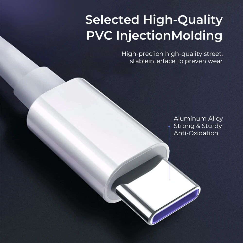 5A 1m Type C fast charging data cable for TypeC system USB charger mobile phone | Безопасность и защита