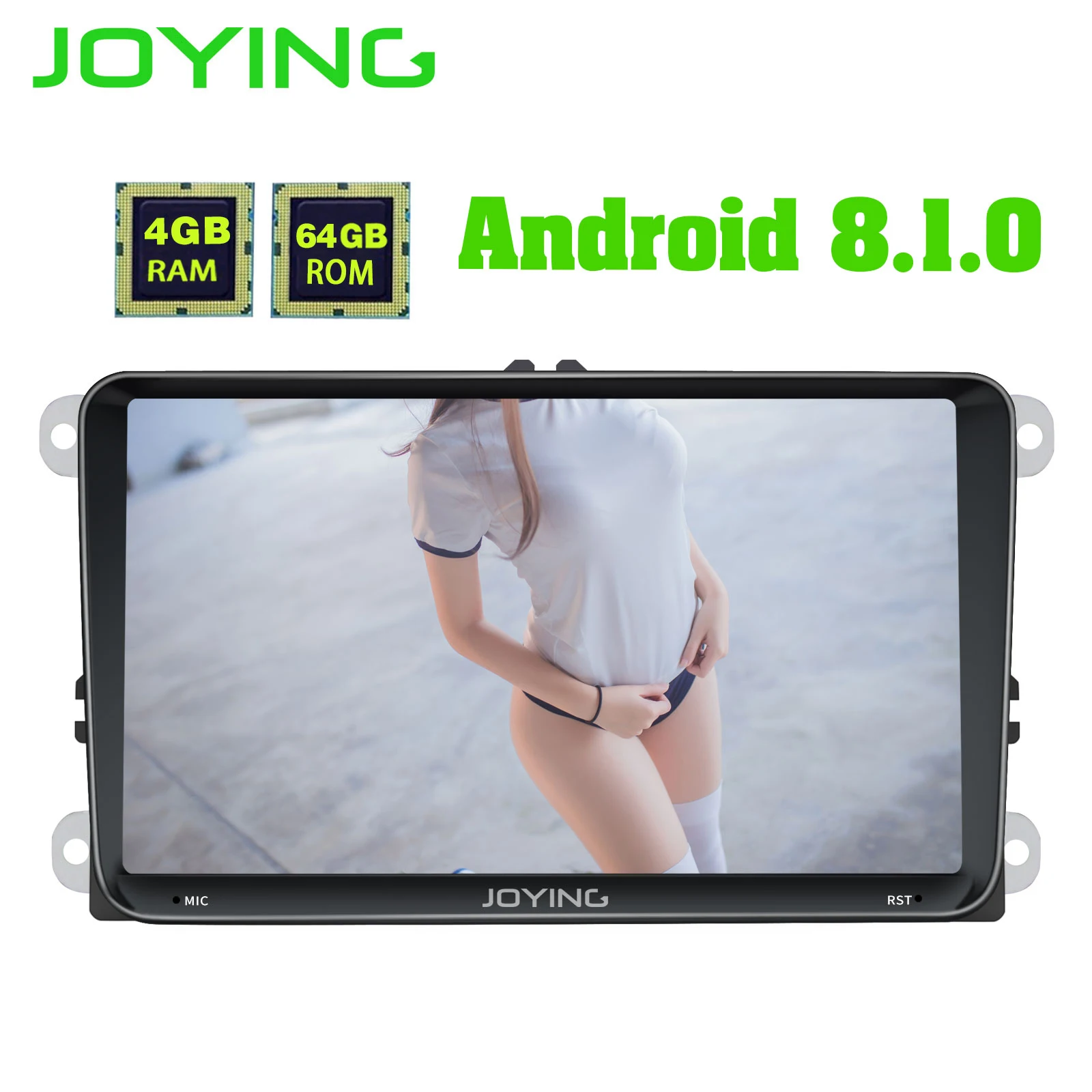 JOYING Intel 4 Гб RAM 64G Android 8 1 автомобильный Радио плеер для VW GOLF 5/6 Polo/Passat/Jetta/Tiguan/Touran GPS
