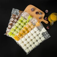 10pcspack disposable 24 grids ice cube mold self seal ice cube tray plastic ice cube bag for injection cocktail diy ice maker