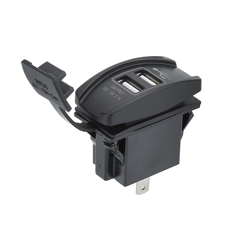 1 шт. автомобильное зарядное USB устройство для прикуривателя 12 24 В 3 А|Зажигалка| |