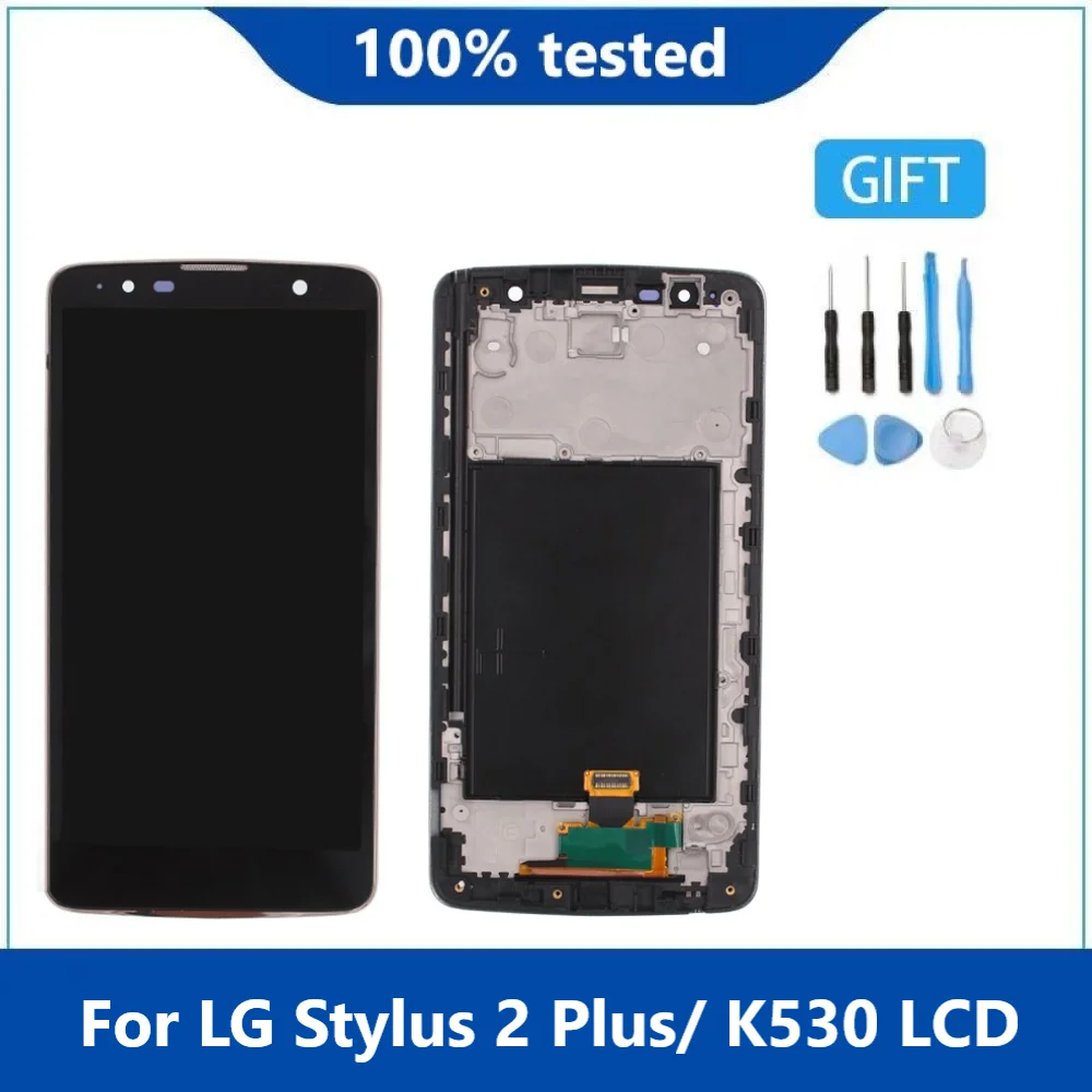 ЖК-дисплей для 5 7 &quotLG Stylus 2 Plus K530 K530F K530DY сенсорный экран с рамкой дигитайзер в