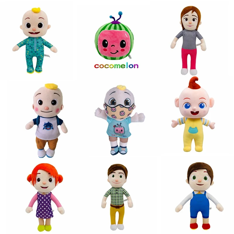 Плюшевые плюшевые животные JJ арбуз друзья и семья игрушки кококомеон Джоджо для