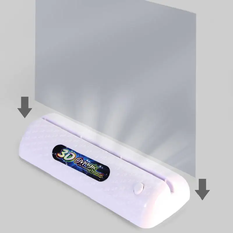 3D волшебная доска для рисования Монтессори обучающая игрушка LED VR DIY Детская