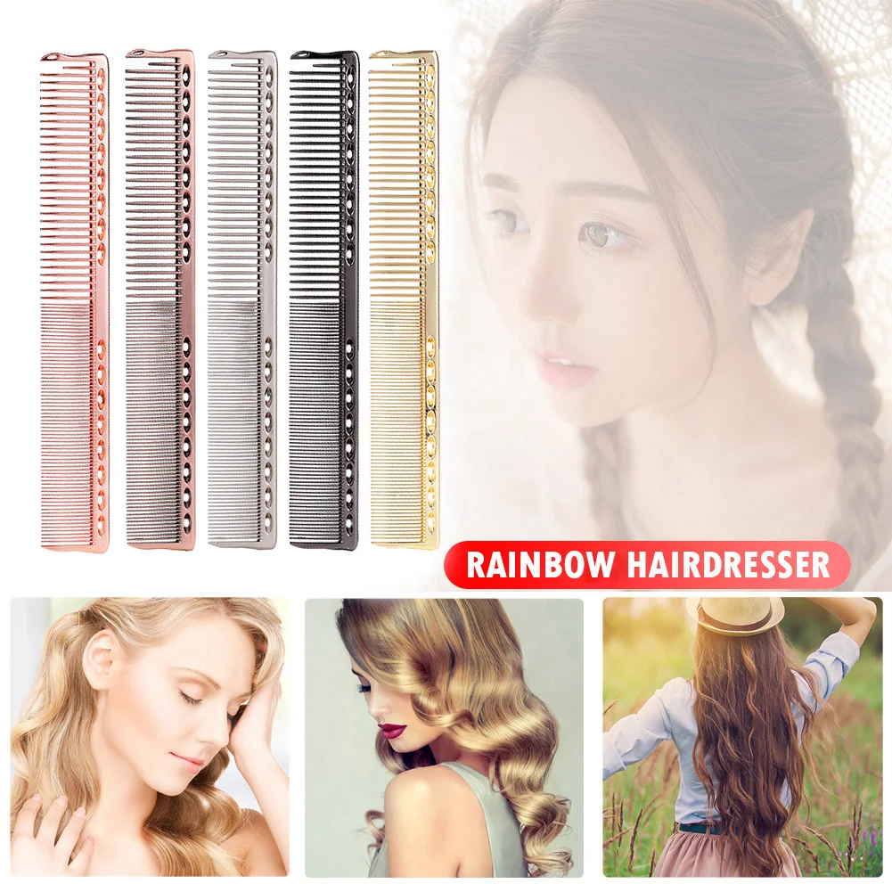 

Pro Salon Hair Care Styling Tool Salon Clear Teeth Hair Comb Anti-Static Hairdressing Comb Dyeing Styling Brush