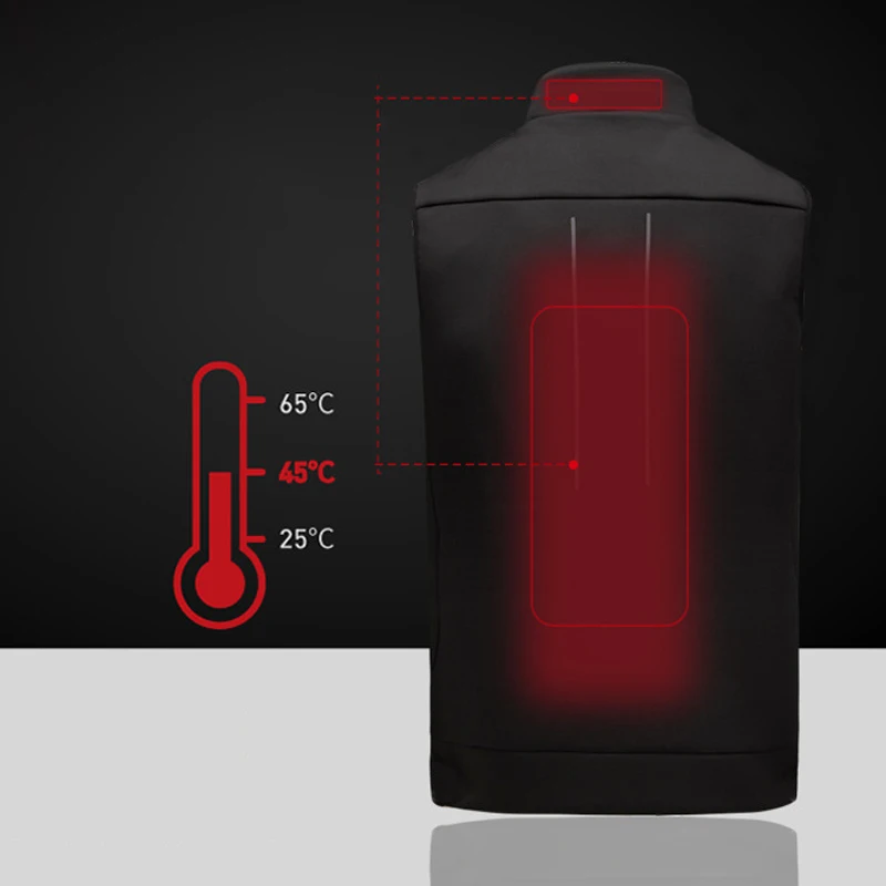 Facecozy открытый зимний USB жилет с подогревом для мужчин и женщин Пешие прогулки катание на лыжах водонепроницаемая куртка с подогревом Кемпинг САМОНАГРЕВАЮЩАЯСЯ термальная одежда