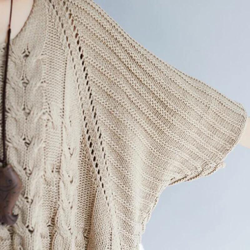 

O- Neck Bat Sleeve Covering Belly Knit Sweater Women Loose Pullover Fall Sweaters and Pullovers Fashion New FC281