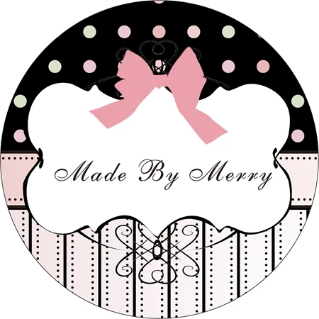 

New Customize Adhesive Seal Sticker For Cookie and cupcakes 3.8cm, D9