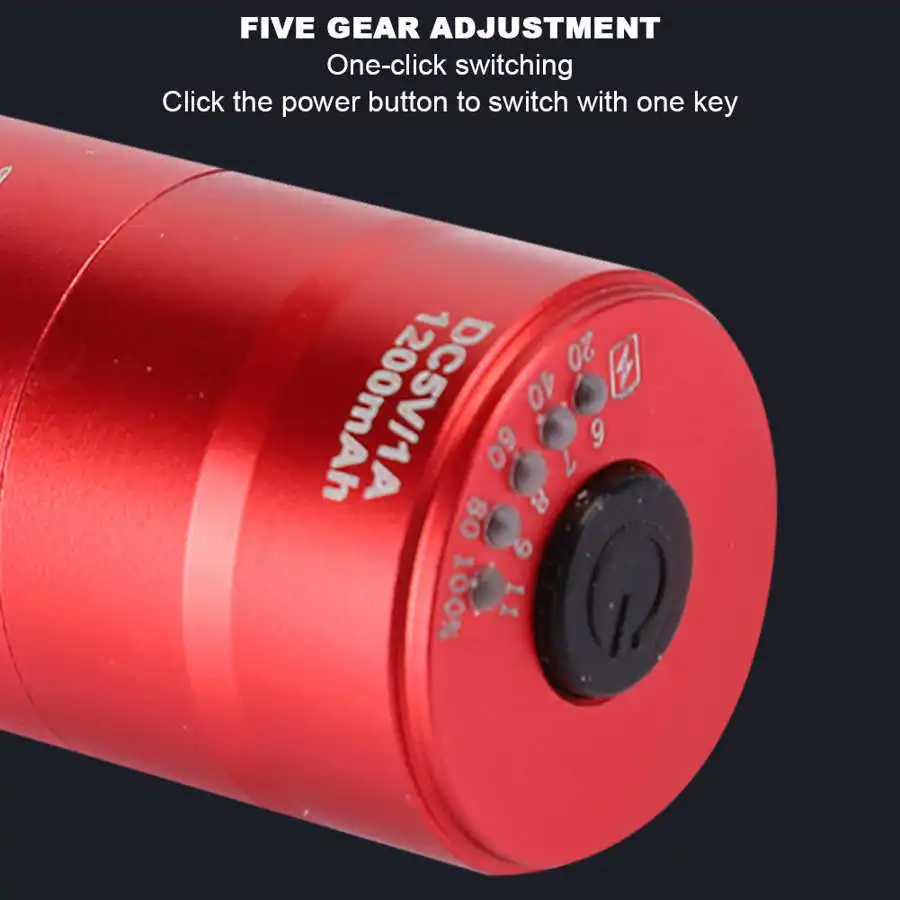 Wirelss тату машина источник питания мотор ручка RCA Вилка 1200 мАч портативная большая