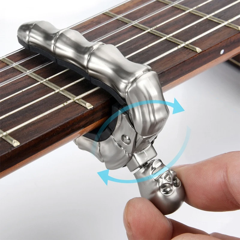 

Guitar Capo Skull Knob Universal Instrument for Guitar B Ukulele