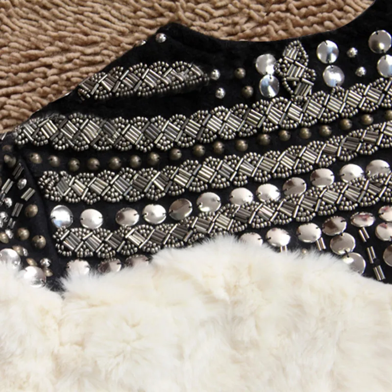 Новинка 2021 Женская куртка зимнее теплое пальто из искусственного меха ручной