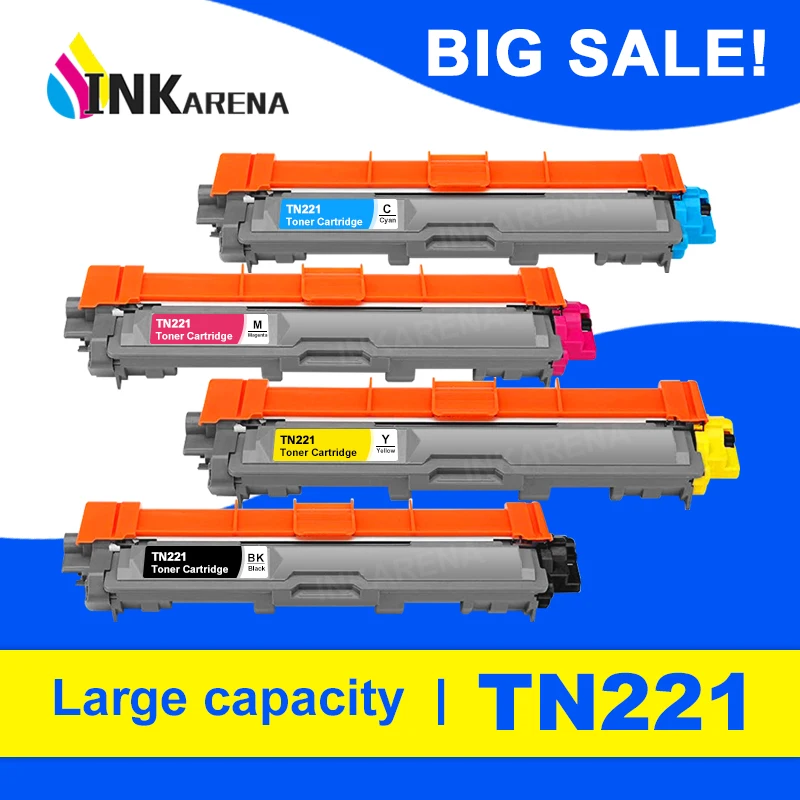 INKARENA 4 цвета тонер картридж TN221 TN241 TN251 TN261 TN281 TN291 совместимый для Brother 3140CW 3150CDW 3170