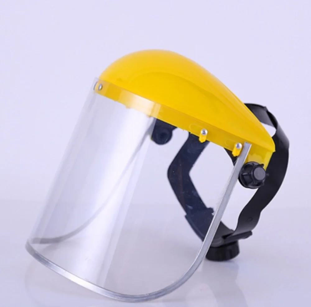 

Good Healthy Protective Safety PVC Face Cover Clear Shield Screen Head-mounted Welding Face Cover To Protect Face Eyes