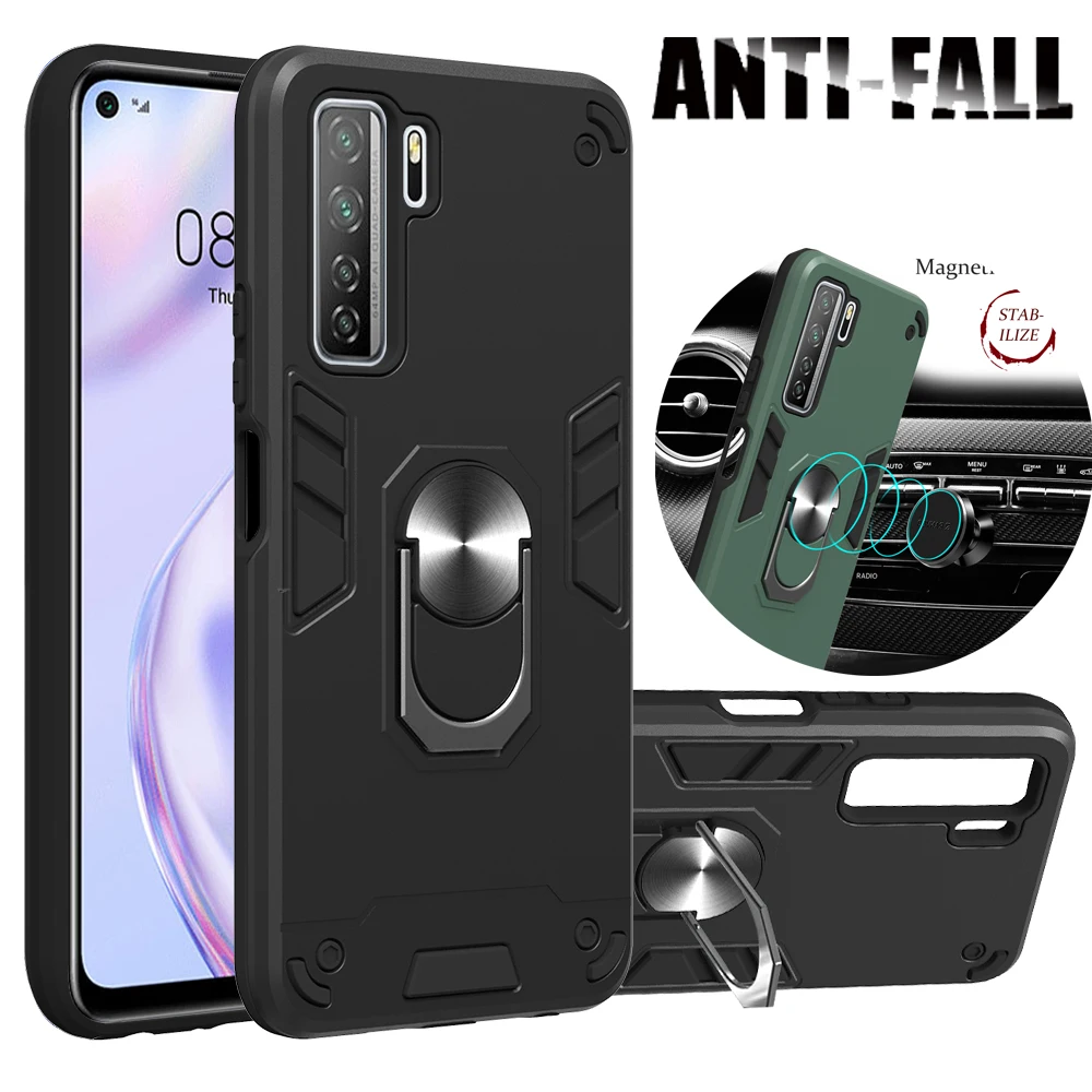 

Luxury Case For Huawei P20 P30 P40 Lite Y5 Y6 Y7 Prime Y5P Y6P Y7P P Smart Z 2020 Honor 7C 8A 8S 9X Armor Shockproof Phone Cover
