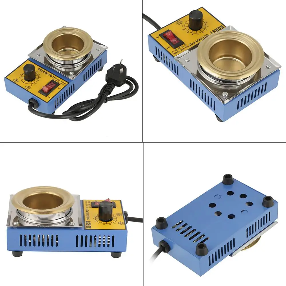 150W Бессвинцовая припойная горшок Пайка и Распайка Титан пластины 50 мм 200 450