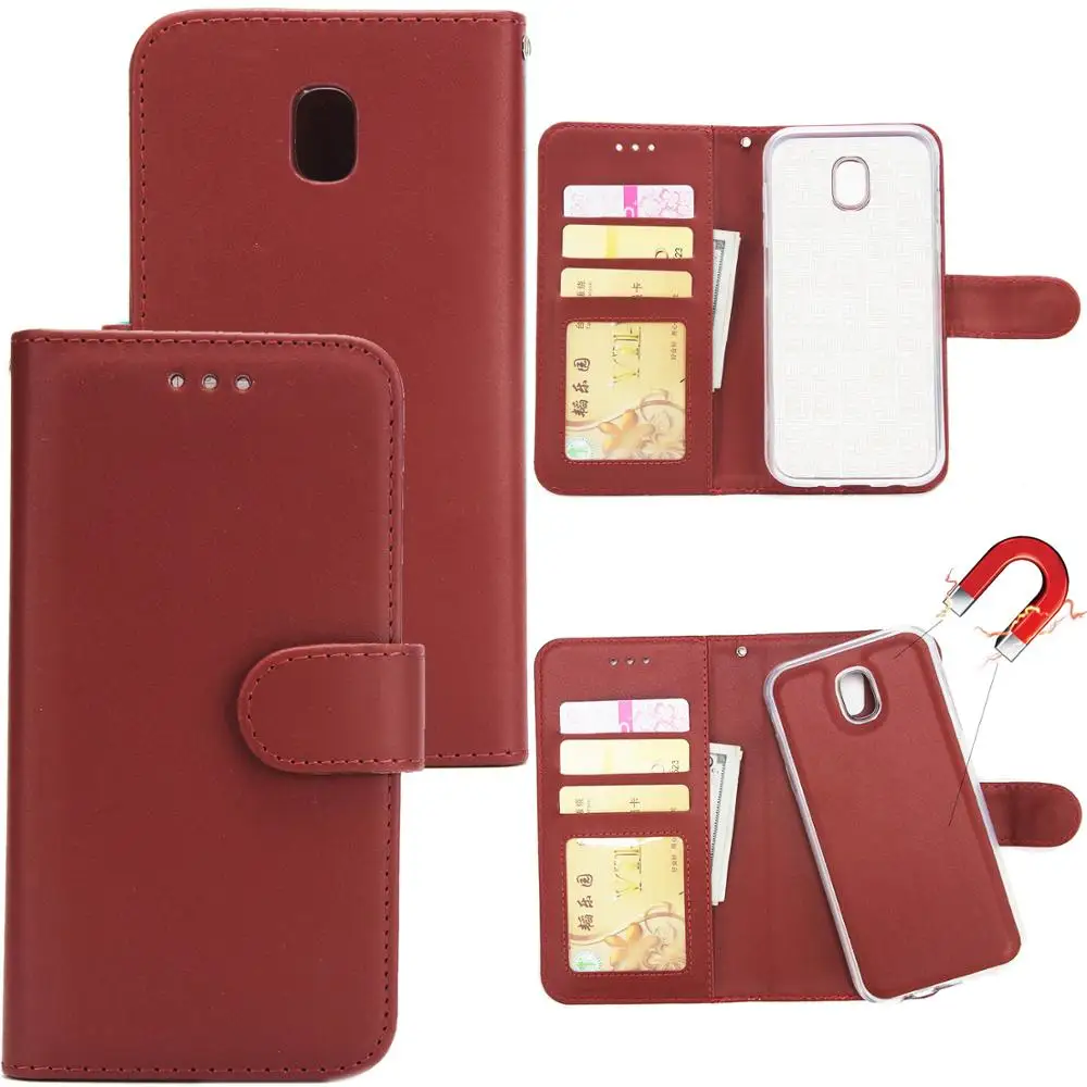 Чехол для серии samsung J3 J5 J2 730 520 310 роскошный Съемный кошелек Coque A8 5 6 7 9 с крышкой