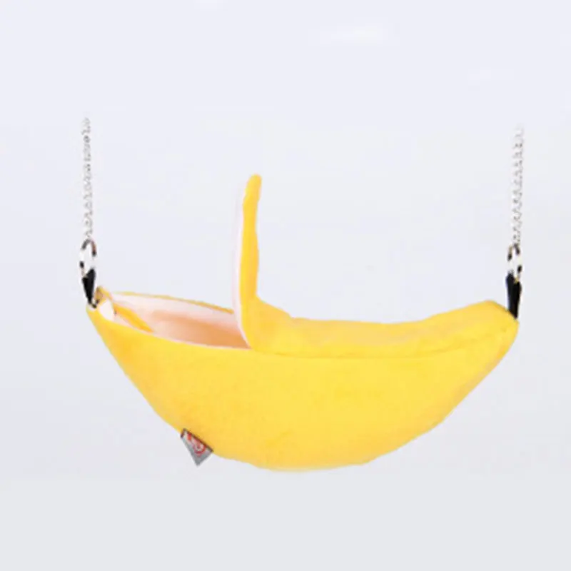 

Lovely Rat Birds Cage House Warm Banana Hamster Hammock Pet Small Animals Winter Hanging Swing for Household Animal Rat Mouse