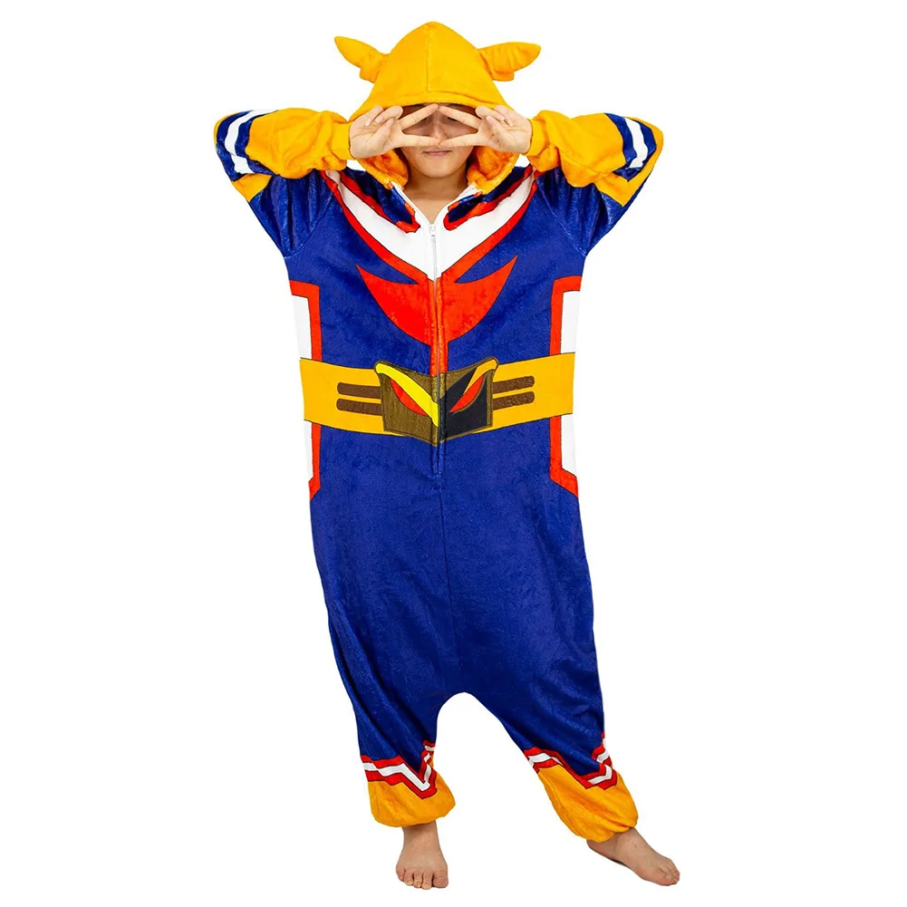 

My Hero Academia All·Might Cosplay Pajama Adult Unisex Onesie Sleepwear Pyjamas Gift