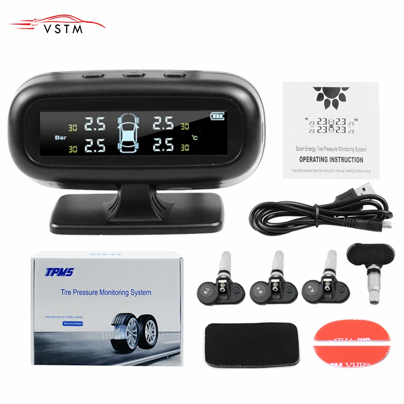 Система контроля давления в шинах TPMS с 4 датчиками внутренний/внешний датчик