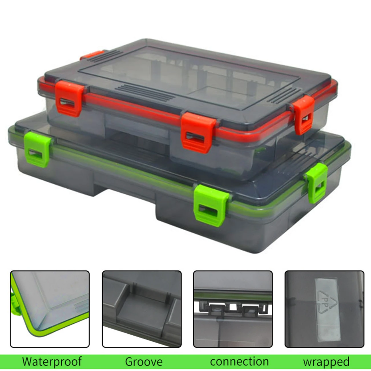 

1 шт. Водонепроницаемый рыболовная приманка коробка Портативный приманка для хранения ящик для рыболовных принадлежностей контейнеры боль...