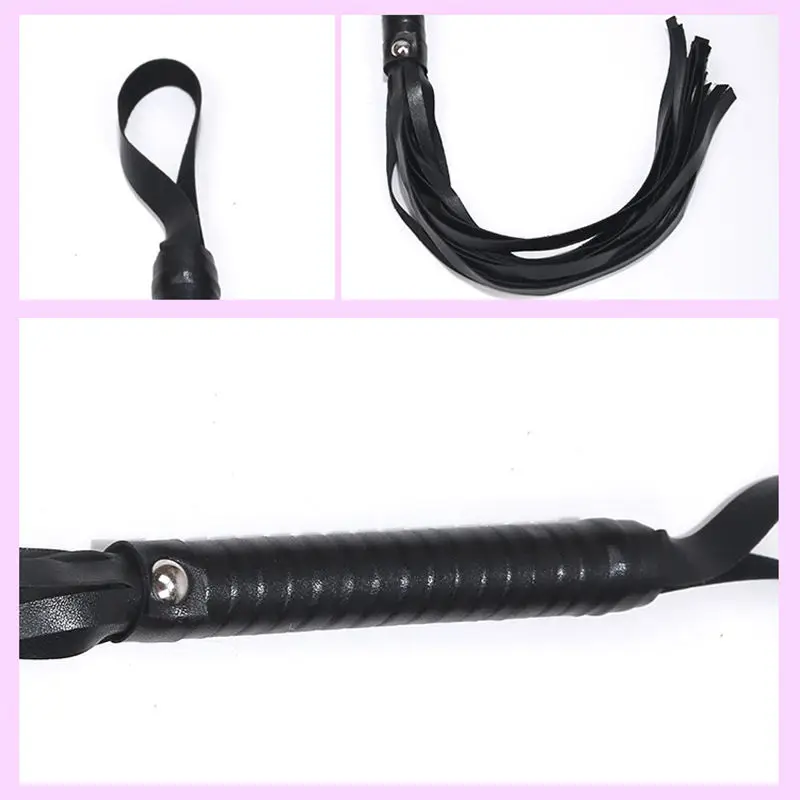 45 см кожаный кнут SM игры БДСМ секс игрушки сексуальный эротические аксессуары