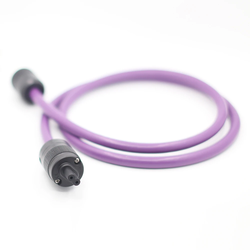 

AC313 OFC Power cable Rhodium plated US Figure 8 IEC C7 connector Power cable