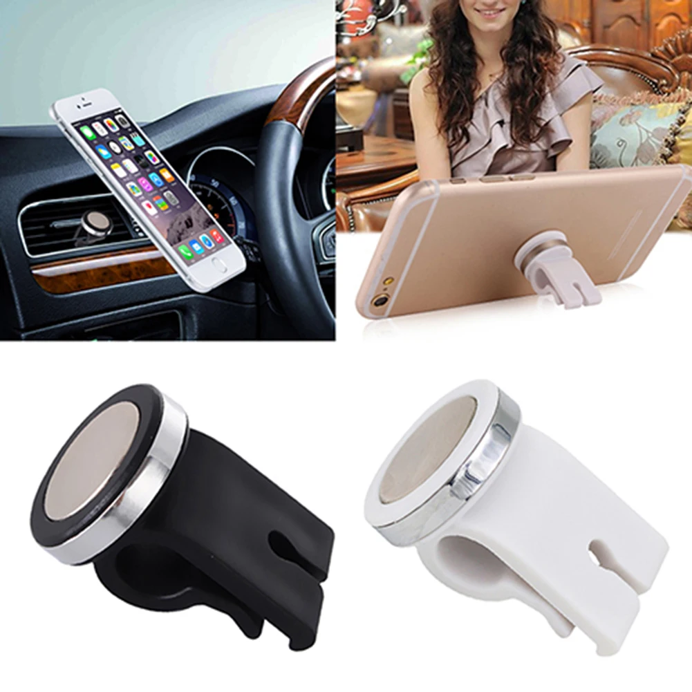 

360 Rotable Air Vent Magnetic Holder for Mobile Phone in Car GPS Navigation Universal Bracket Stand Magnet Car Phone Holder