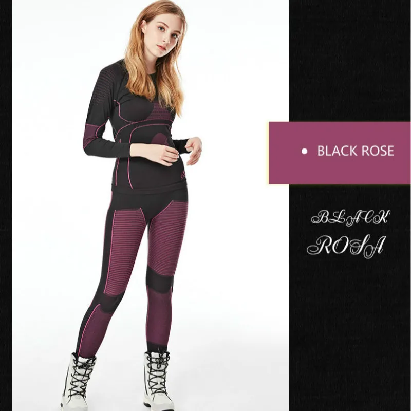 Комплект термобелья SMN для катания на лыжах и сноуборде мужчин женщин|Комплект