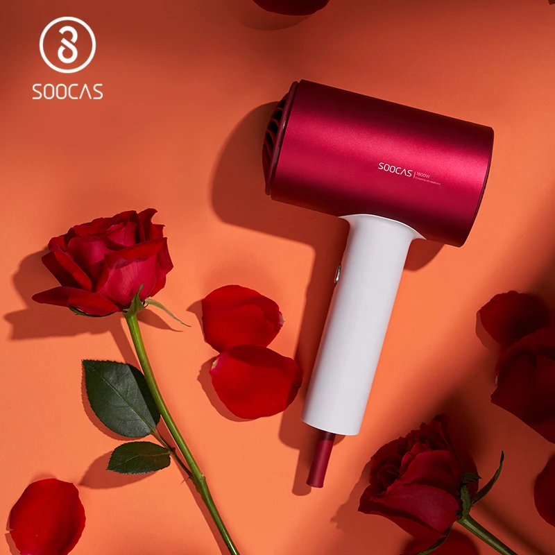 Фен для волос SOOCAS H5 Профессиональный с отрицательными ионами мощный